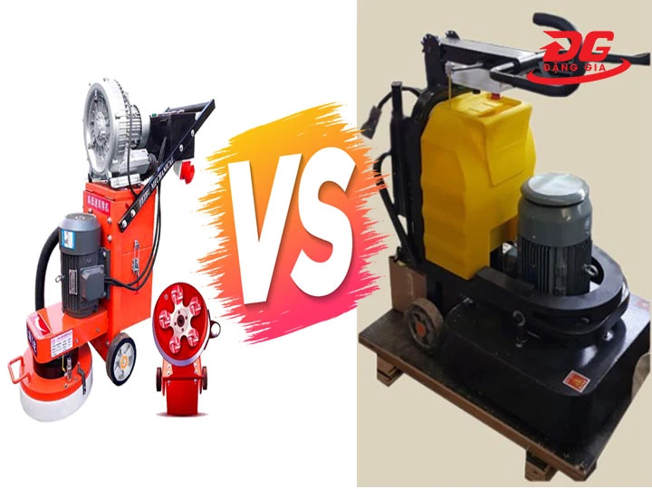 So sánh máy mài sàn bê tông G350 và G600
