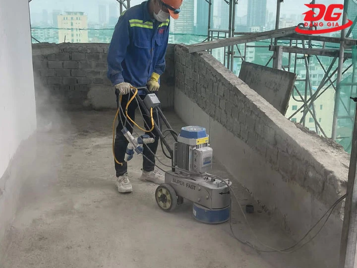 Máy mài sàn bê tông SF250 được dùng làm phẳng sàn