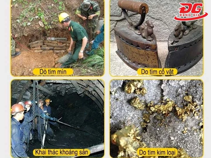 Ứng dụng của máy rà kim loại sâu 5m