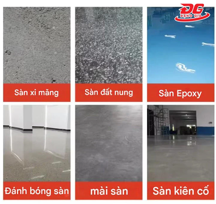 Ứng dụng của máy mài sàn bê tông SF330
