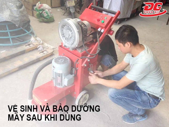 vệ sinh, bảo dưỡng máy mài sàn bê tông SF330