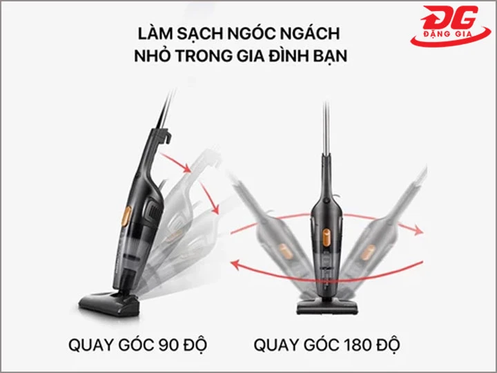 Cách lắp máy hút bụi Deerma không bị lỏng, hút mạnh hơn