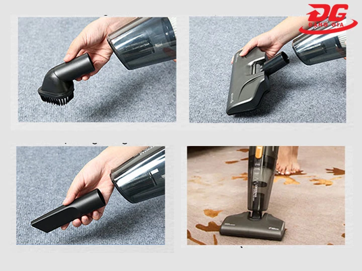 Lắp đầu hút cho máy hút bụi Deerma