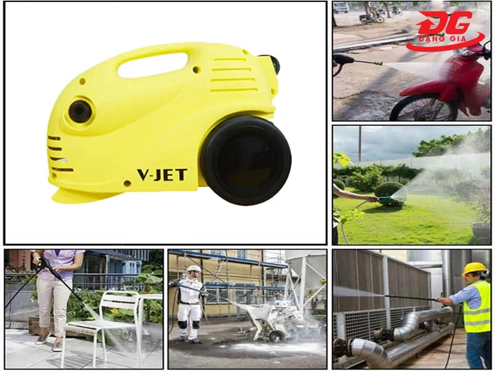 ứng dụng của Máy rửa xe V-JET VJ 100