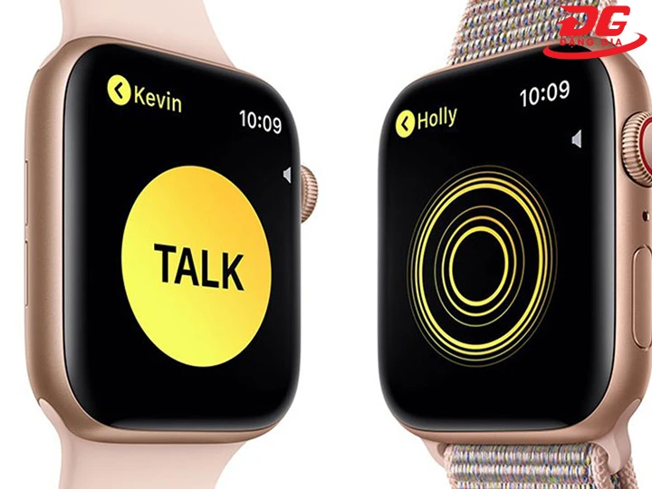 nhấn giữ nút talk để nói