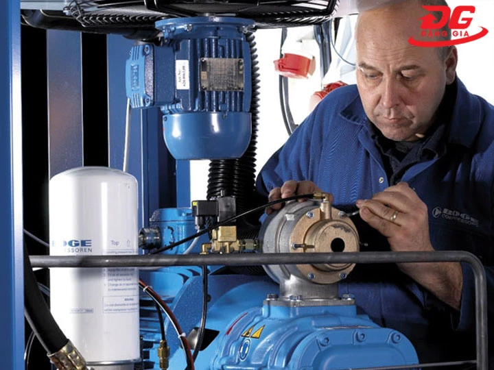 máy nén khí bị quá nhiệt chữa như thế nào