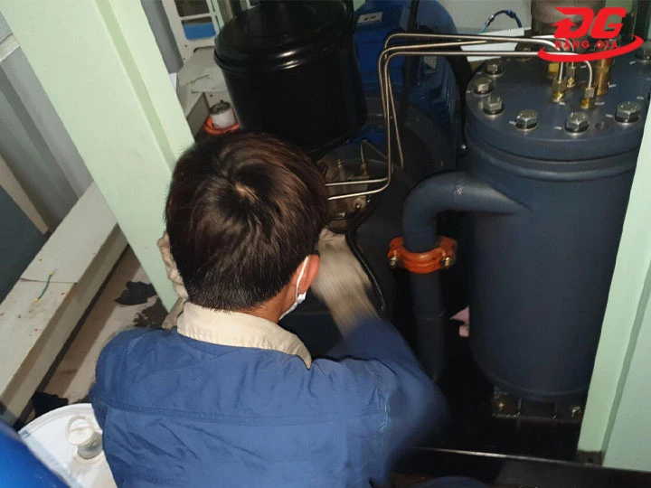 máy nén khí bị quá nhiệt do đâu