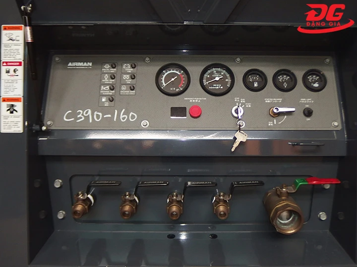 bảng điều khiển máy nén khí Airman PDS390S