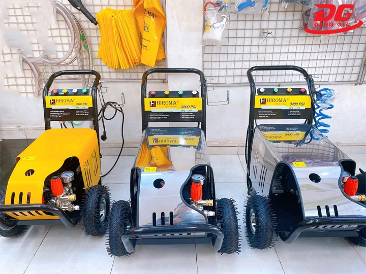 Điểm trừ cần cân nhắc khi mua máy phun rửa xe Hiroma