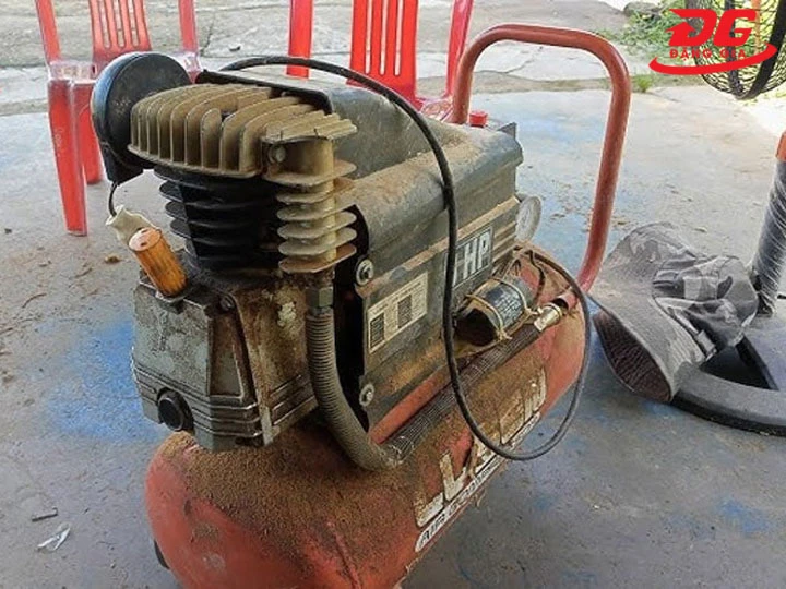 Không để máy nén khí hoạt động quá tải