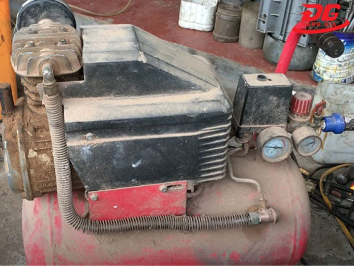 Máy nén khí không vào hơi có thể gây chấn thương