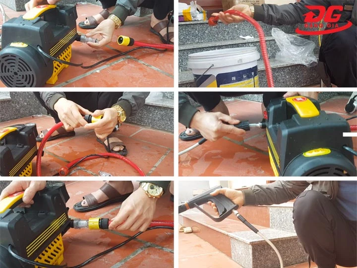 lắp máy rửa xe Perfect