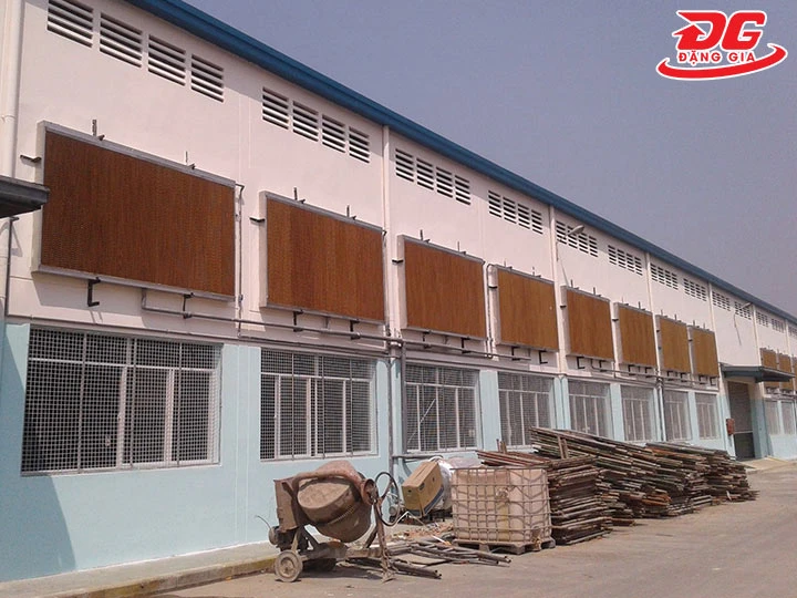 Làm mát nhà xưởng bằng hệ thống cooling pad