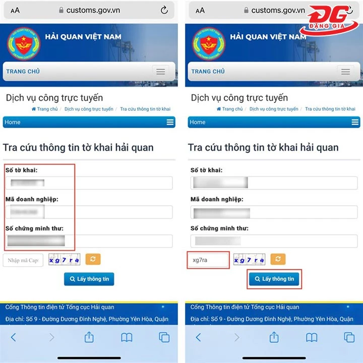 web site hải quan