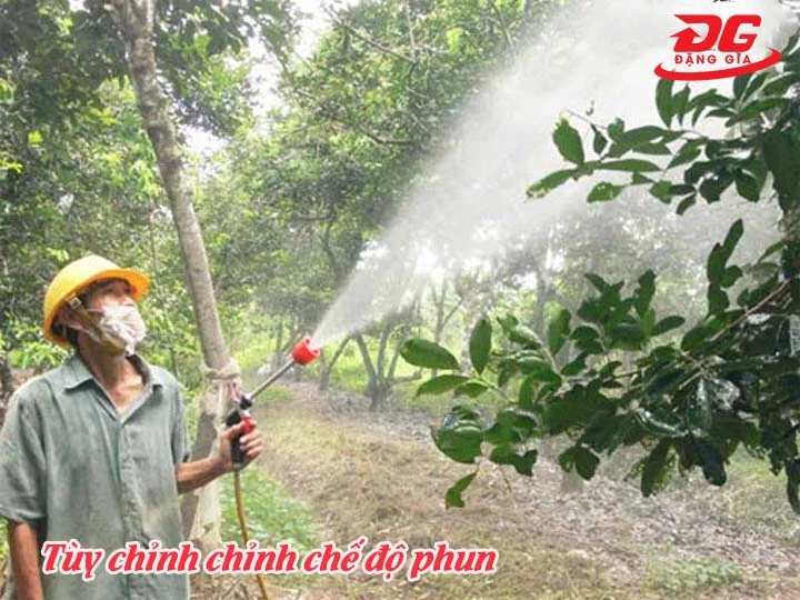 Tùy chỉnh chế độ phun linh hoạt