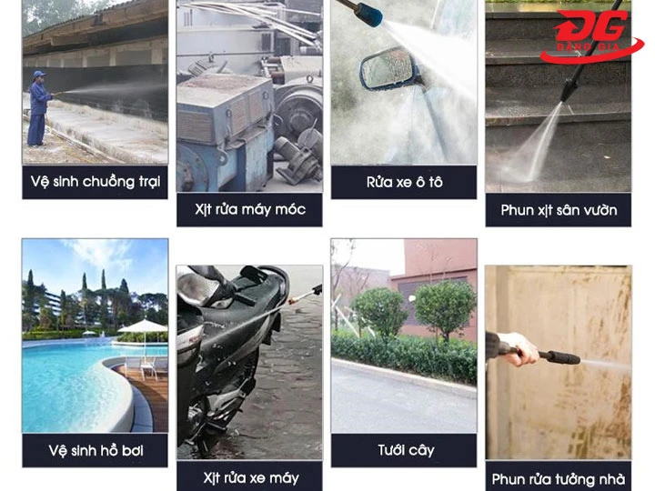 Ứng dụng máy rửa xe Lavor 