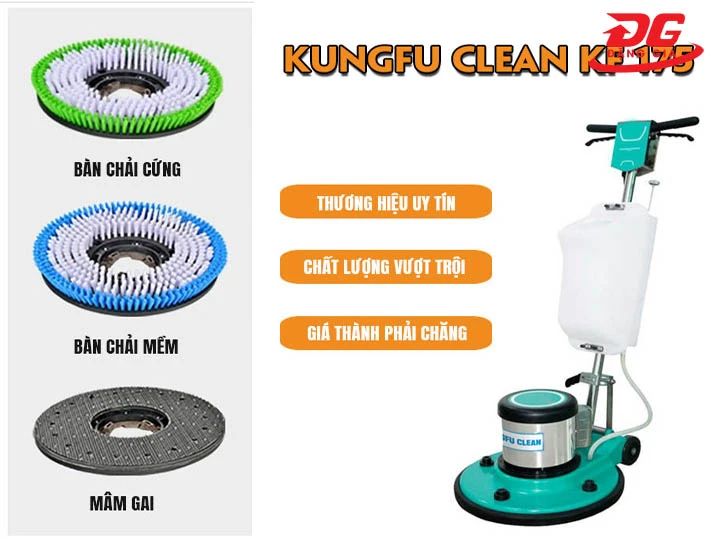 ưu điểm Máy chà sàn công nghiệp Kungfu Clean KF 175