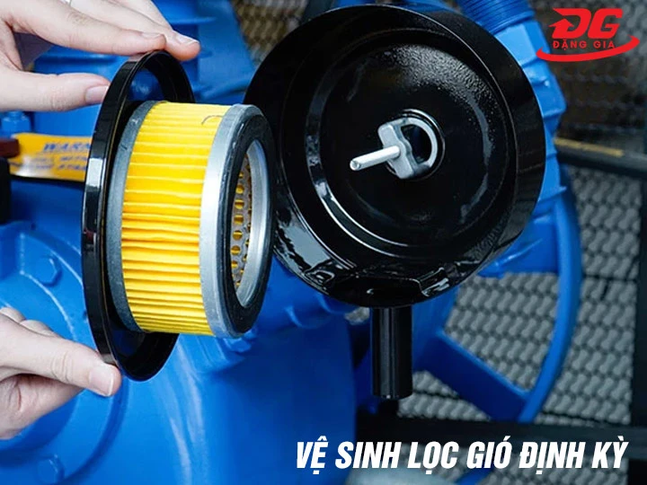 Vệ sinh máy nén khí Puma PK3120-3HP