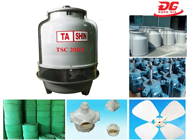 Chi tiết cấu tạo tháp giải nhiệt nước Tashin TSC 20RT