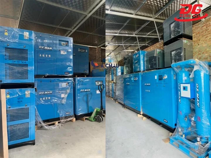 máy nén khí Osman đa dạng