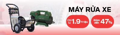 banner siêu sale máy rửa xe