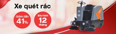 banner siêu sale xe quét rác