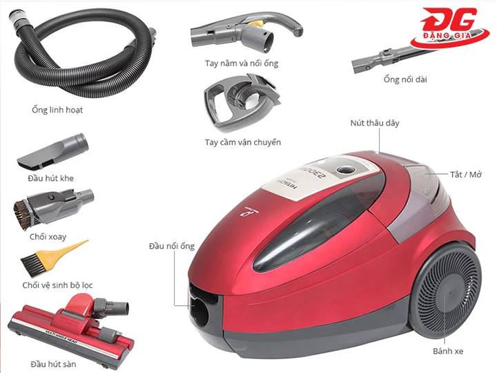 phụ kiện của máy hút bụi 2300W