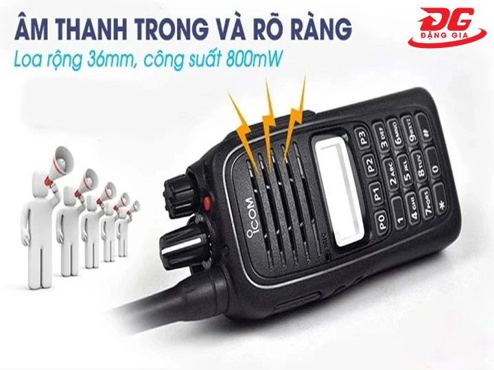 bộ đàm công an truyền tín hiệu mạnh mẽ