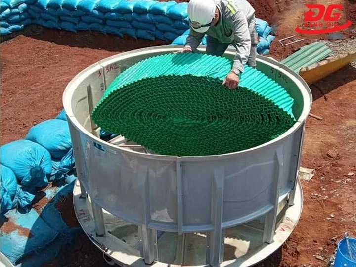 Lắp tháp giải nhiệt TASHIN TSC 50RT