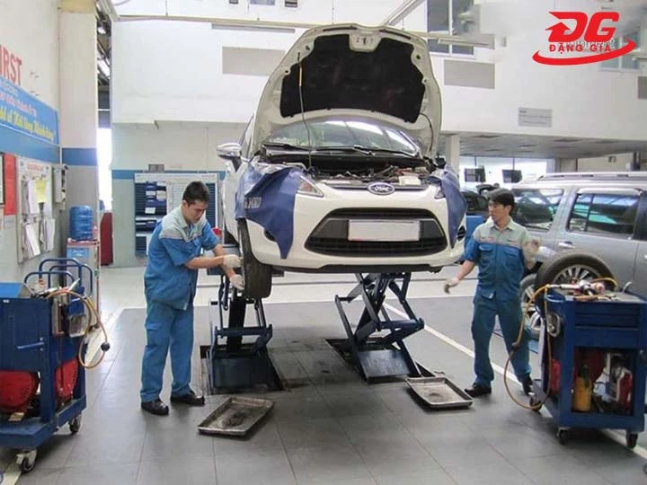 Ứng dụng máy nén khí trong gara