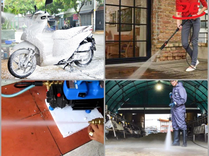 Ứng dụng trong thực tế của máy phun rửa xe Stellato