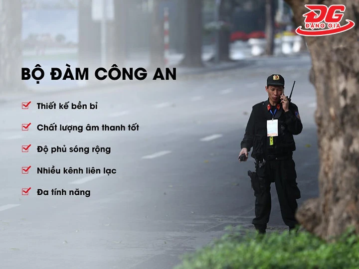 ưu điểm của bộ đàm công an