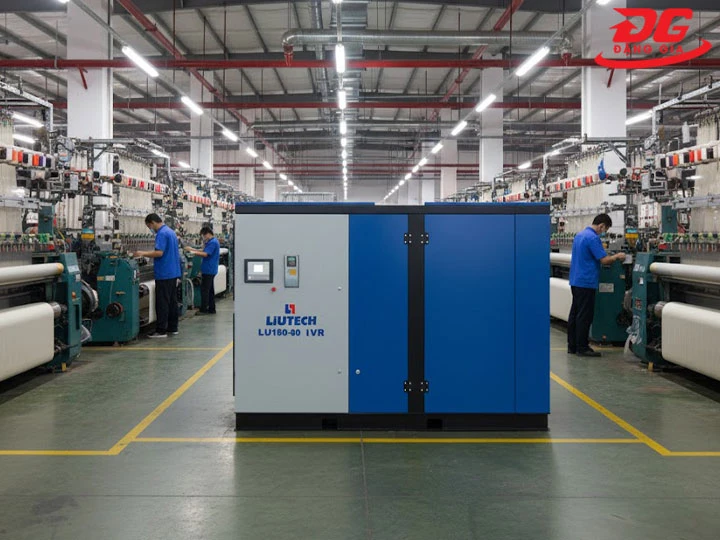 chi phí mua Máy nén khí Liutech