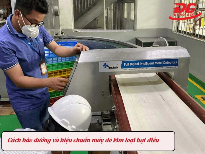 bảo dưỡng máy dò kim loại hạt điều