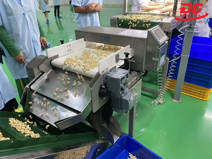 máy dò kim loại hạt điều hiêu suất cao