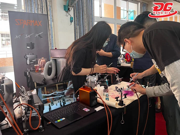 sử dụng máy nén khí Sparmax