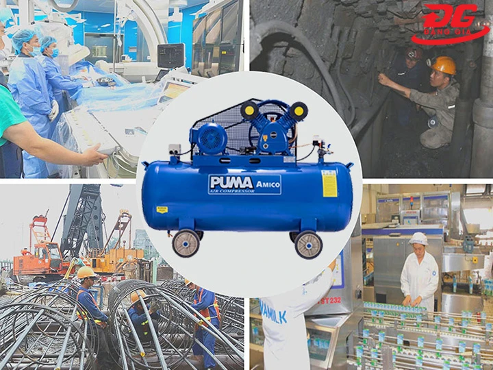 ứng dụng của máy nén khí tại Đắk Lắk