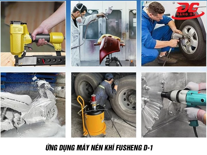 Ứng dụng máy nén khí Fusheng D-1