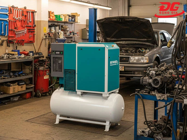 ứng dụng Máy nén khí mini Renner