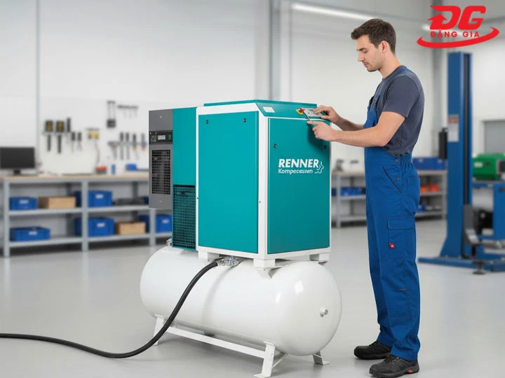 Vận Hành Máy nén khí Renner