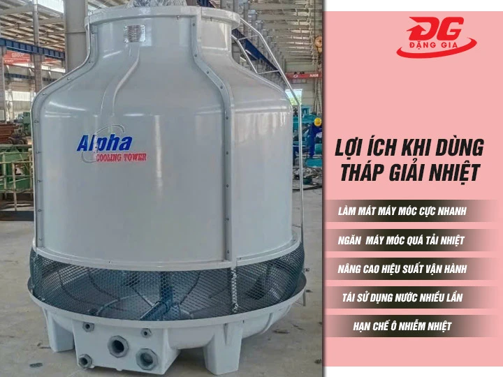 Lợi ích tháp giải nhiệt nước Alpha 60RT