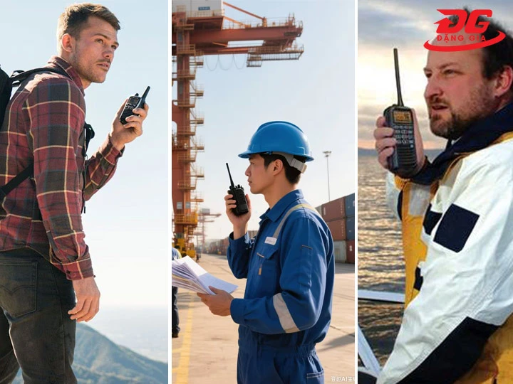 Ứng dụng bộ đàm VHF