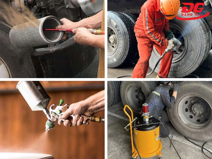 Ứng dụng máy nén khí 120L