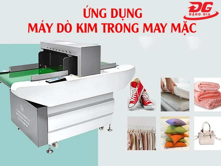 ứng dụng của máy dò kim loại trong may mặc
