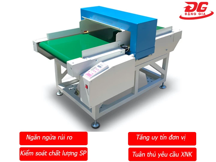 vai trò máy dò kim loại trong may mặc