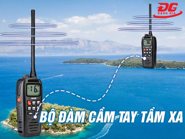 Bộ đàm cầm tay tầm xa: Chống nhiễu, Tín hiệu khỏe, Pin lâu