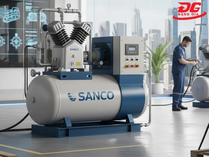 chính sách bảo trì khi mua Máy Nén Khí Sanco