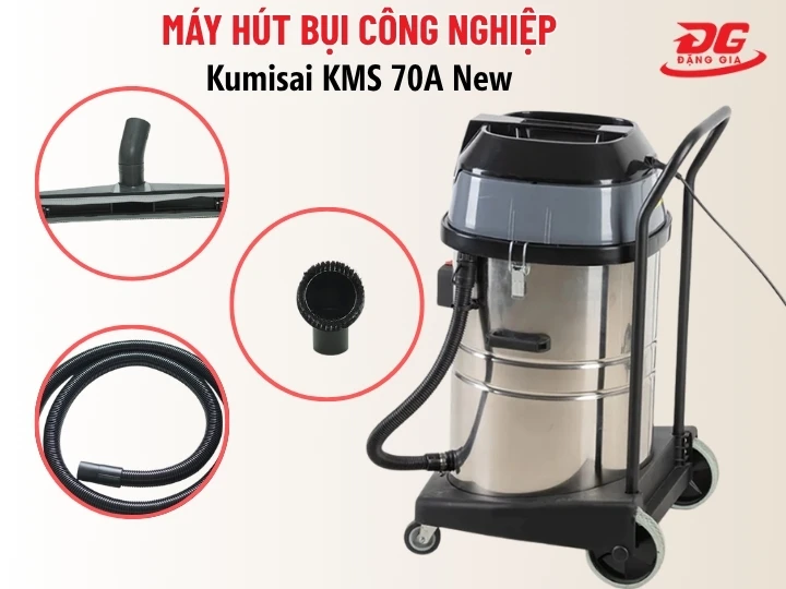 Máy hút bụi công nghiệp Kumisai KMS 70A New