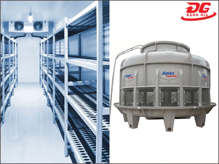 Tháp giải nhiệt kho lạnh giúp tiết kiệm chi phí