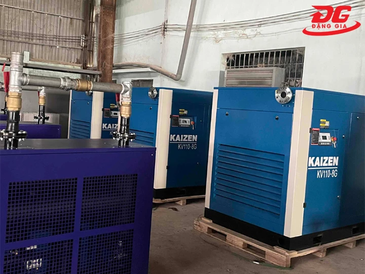 Máy nén khí trục vít 150HP Kaizen 110kW